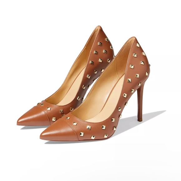 Michael Kors Shoes - Michael Kors Women's Keke Toe Cap Tan
Pump US 7.5 Women